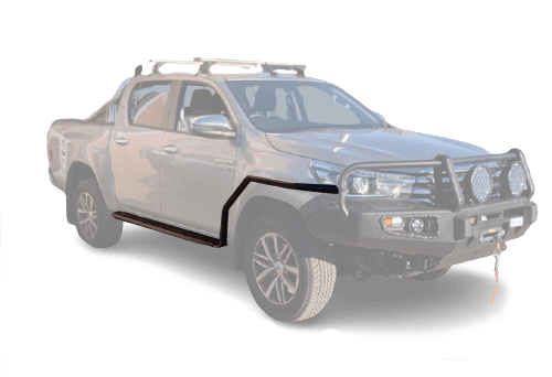 Side Steps & Brush-Bars Suitable for Toyota Hilux 2015-2020+ (Dual Cab & Space Cab) - OZI4X4 PTY LTD