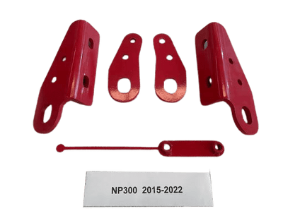 OZI4X4 Red Recovery Points Suits Nissan NP300 2015+ - OZI4X4 PTY LTD