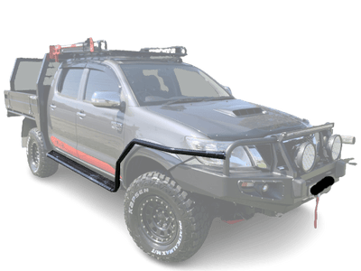 Side Steps & Brush Bars Suitable For Toyota Hilux 2005 - 2015 - OZI4X4 PTY LTD