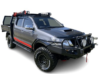 Side Steps & Brush Bars Suits Toyota Hilux 2005 - 2015