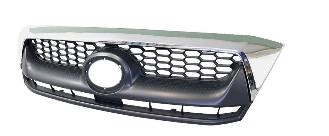 Half Chrome Grill Suits Toyota Hilux 2005-2011
