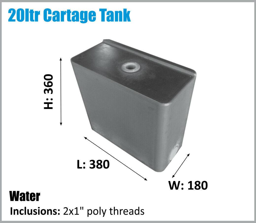 20LTR Potable Water Tank Under Tray (Online Only)