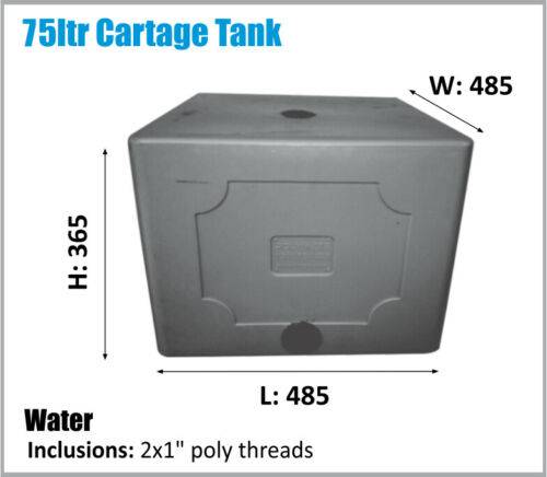 75LTR Water tank Potable 4x4 (Online Only)