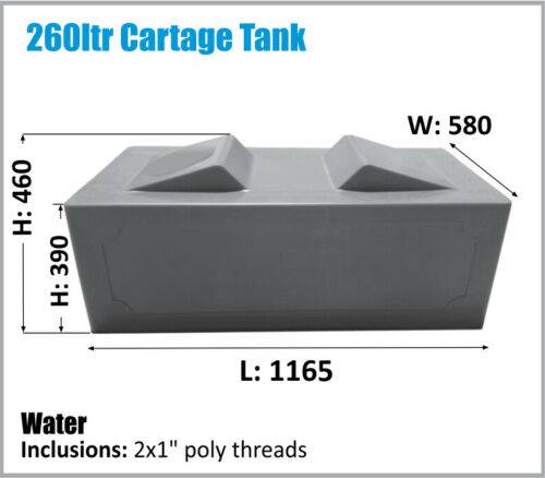 260 LTR RV UTE Caravan Cartage Water Tank (Online Only)
