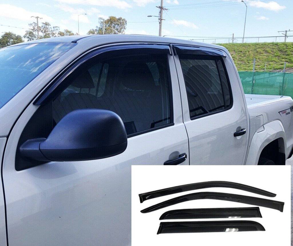 Weather Shields Window Visors Suits Toyota Land Cruiser 76 series
