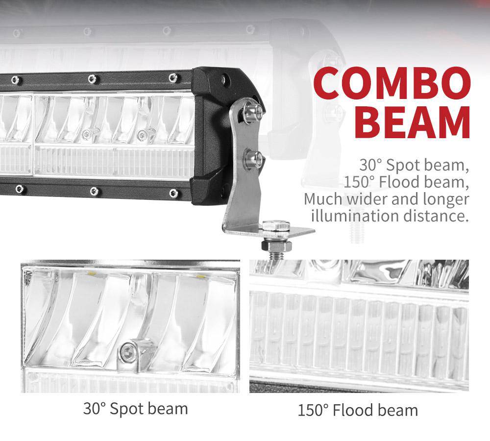 42" LED Light Bar Dual Row Spot Flood Combo 42inch (Online Only)