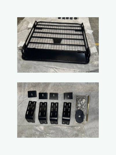 Tradesman Steel Roof Cage + Gutter Mount Suits Toyota Landcruiser 79 Series Dual Cab