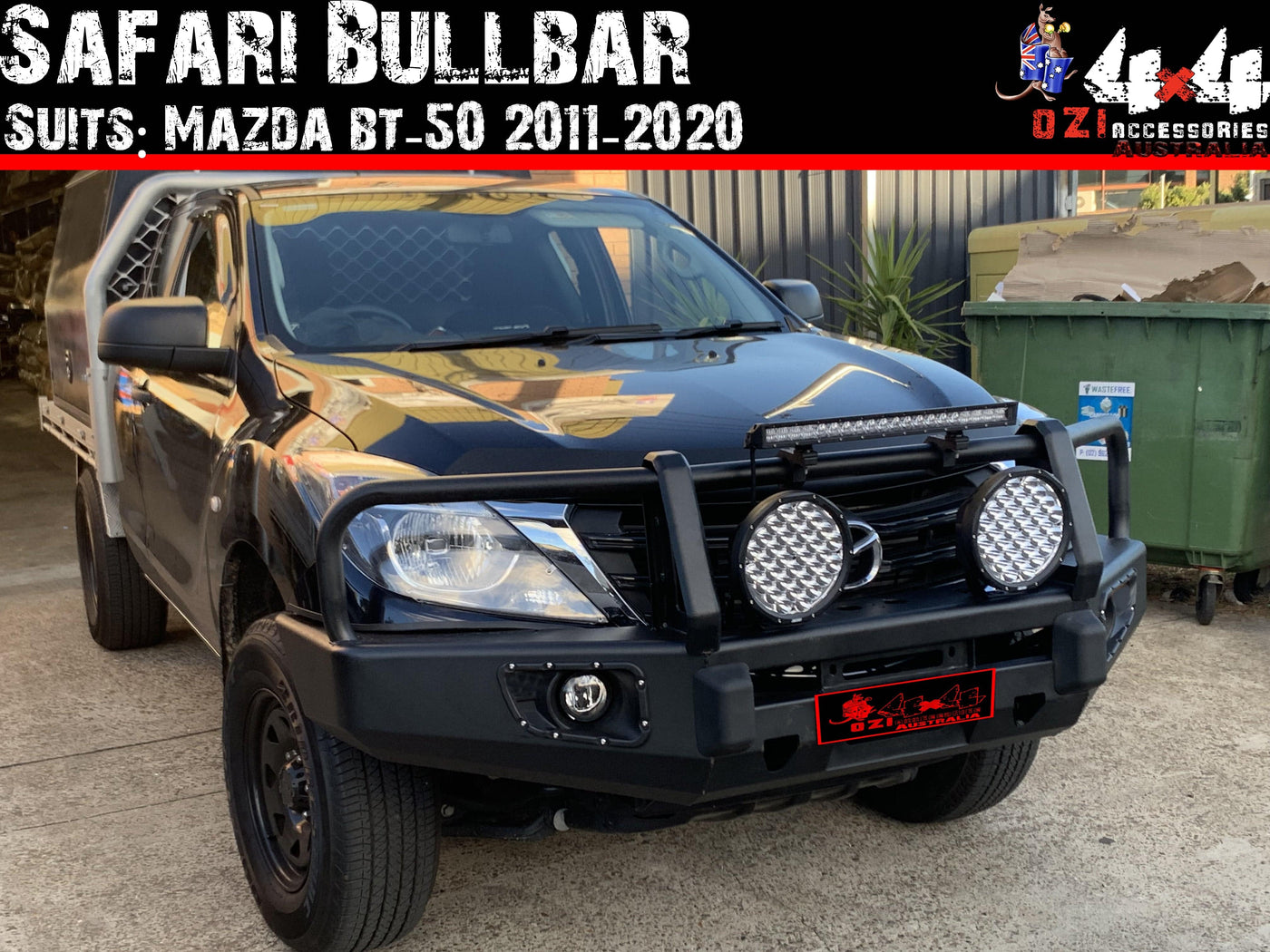 Safari Bullbar Suits Mazda BT50 2011-2019