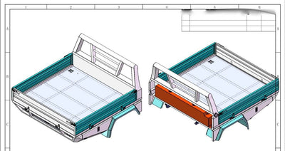 Ferocious 4x4 Steel Tray Dual Cab