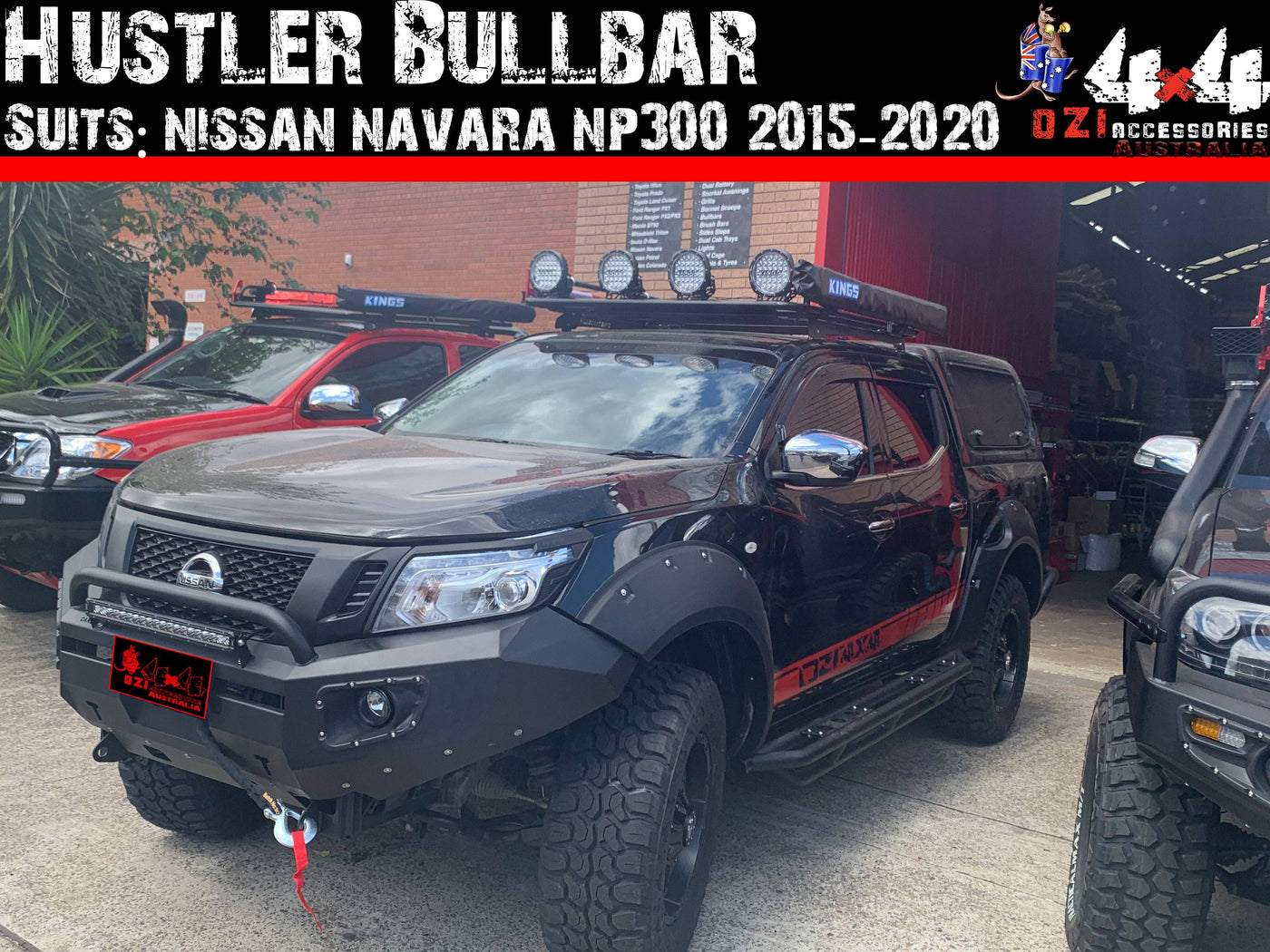 Hustler Bullbar Suits Nissan Navara NP300 2015-2020