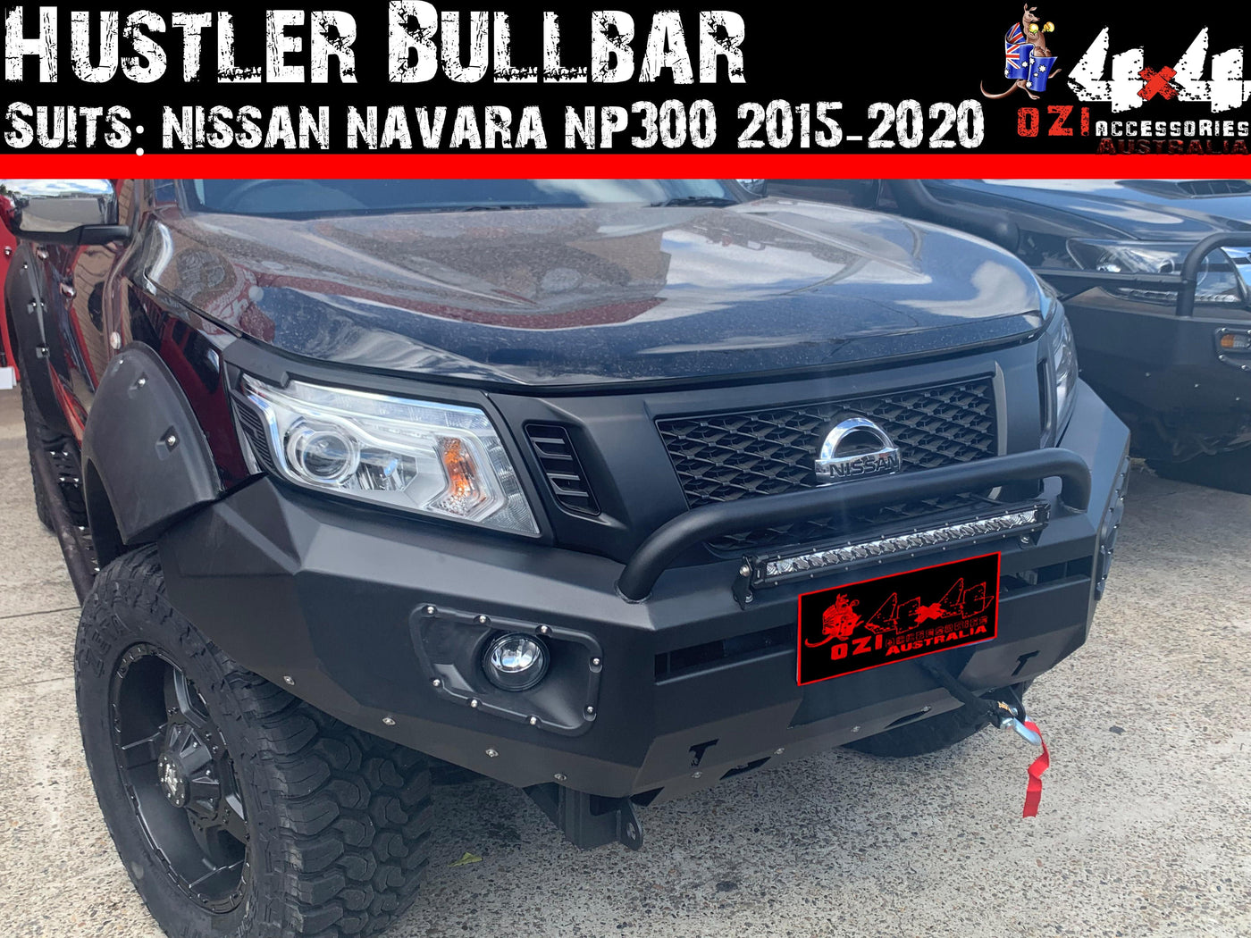 Hustler Bullbar Suits Nissan Navara NP300 2015-2020