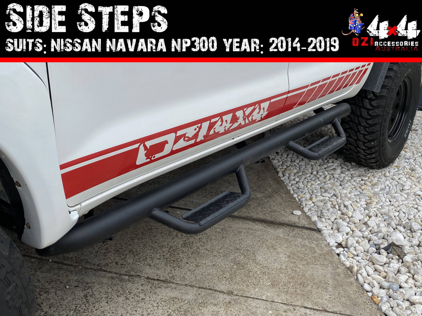Side Steps Only Suits Nissan Navara NP300 Year: 2014-2019