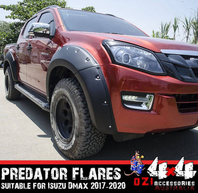 Predator Flares Smooth Finish Suits Isuzu D-MAX 2017-2019