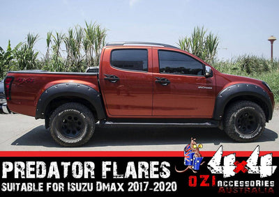 Predator Flares Smooth Finish Suits Isuzu D-MAX 2017-2019