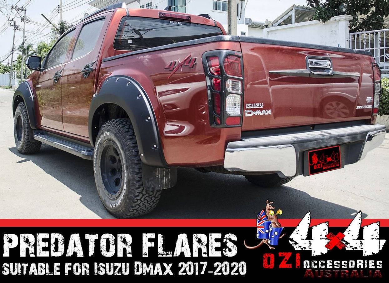 Predator Flares Smooth Finish Suits Isuzu D-MAX 2017-2019