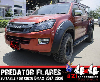 Predator Flares Smooth Finish Suits Isuzu D-MAX 2017-2019