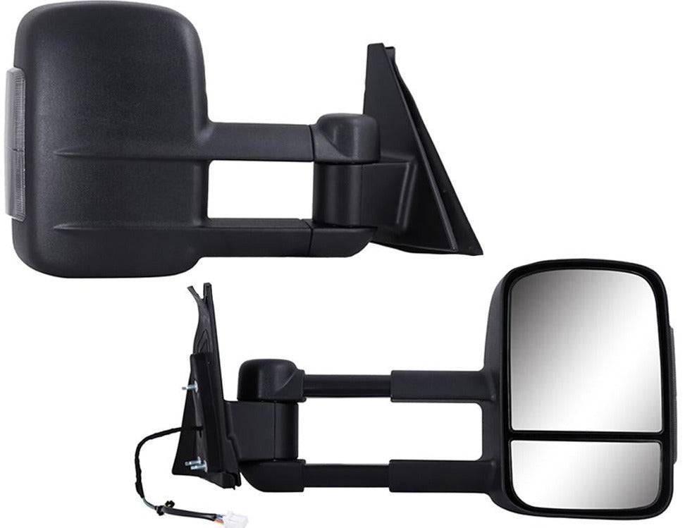 Extendable Towing Mirrors Suits Ford Ranger PX1,2,3 & Raptor (Blinker)