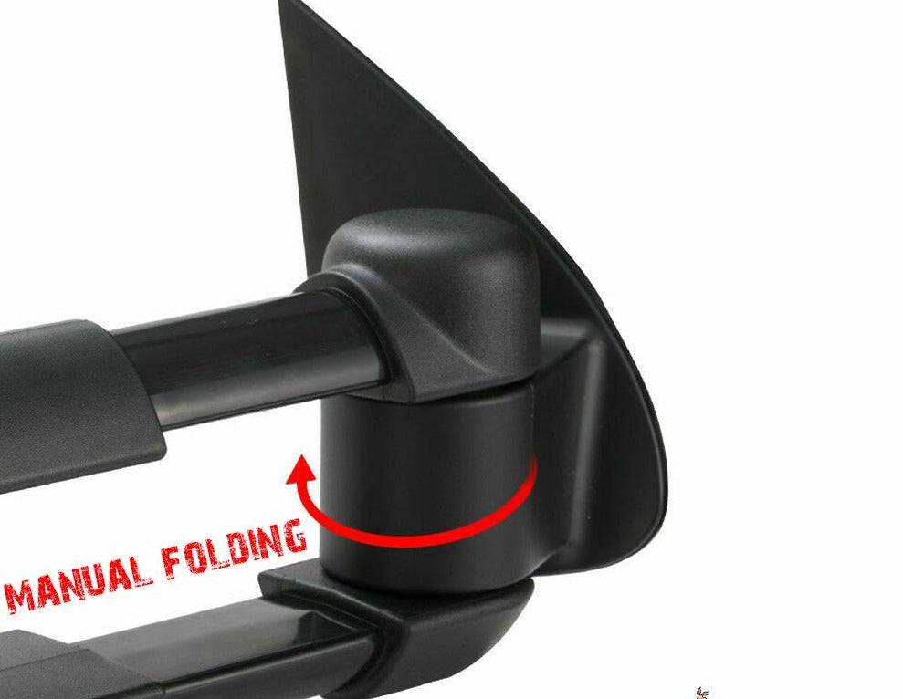 Extendable Towing Mirrors Suits Isuzu Dmax & Mux 2020+ (Blinker)