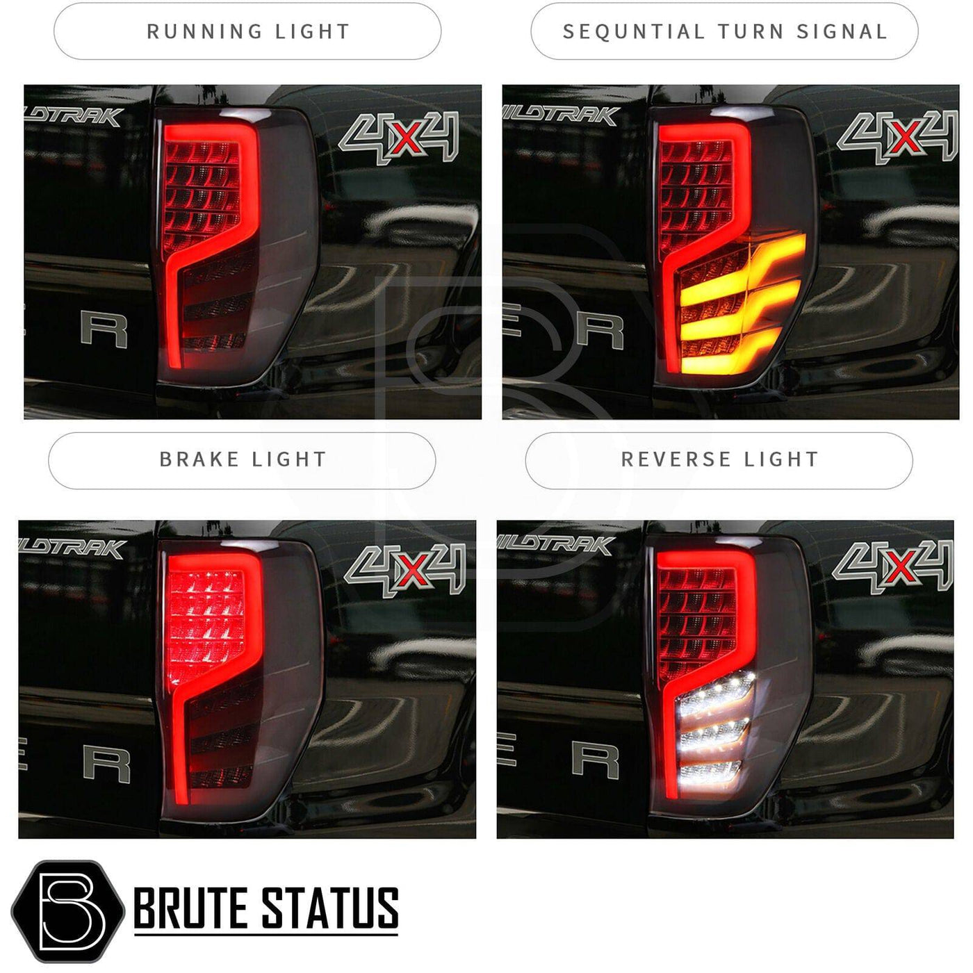 Urban Sequential Tail Lights Suits Ford Ranger PX1,2,3 2011+ (Online Only)