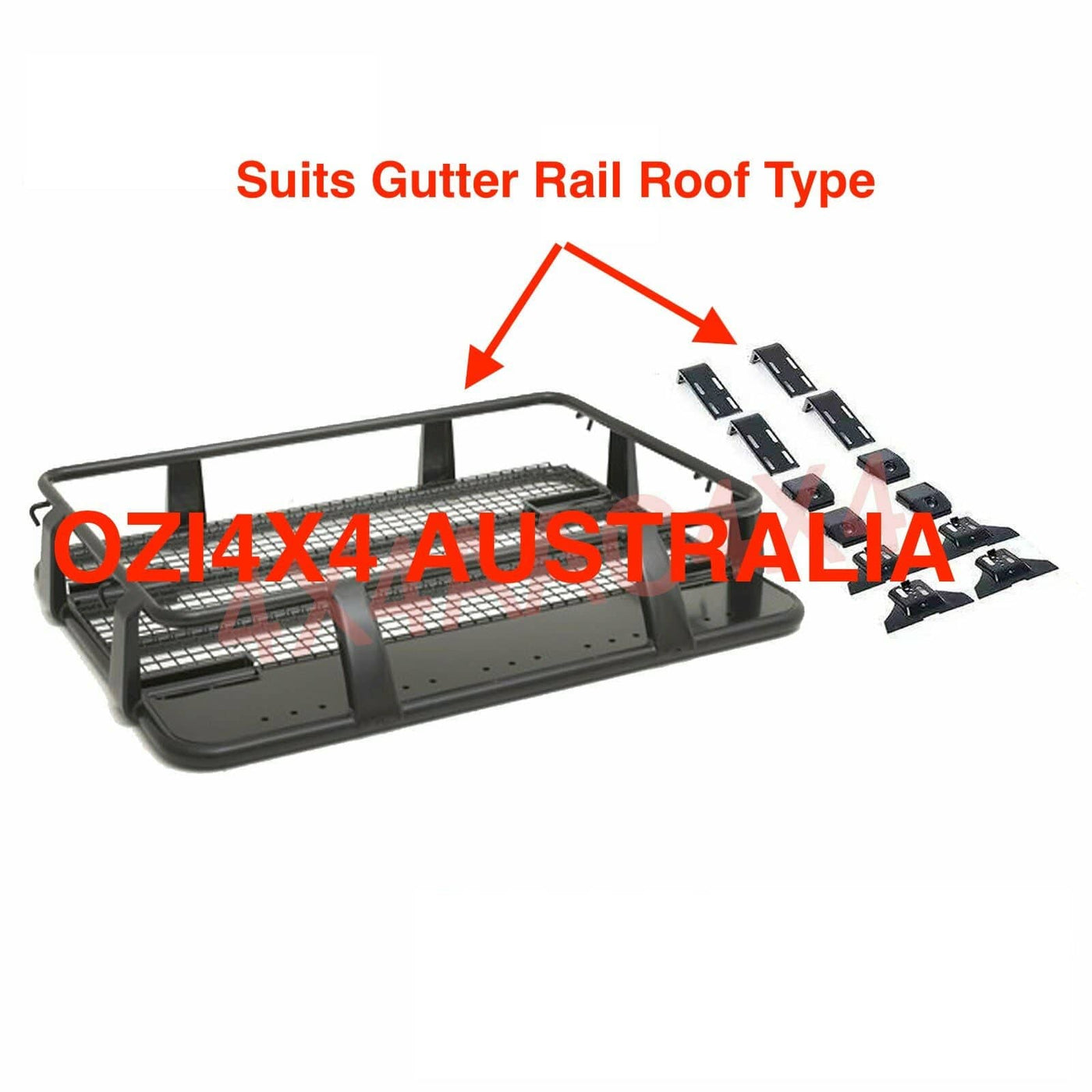 Full Steel Roof Cage suits Gutter Rail Vehicles Single Cabs Only
