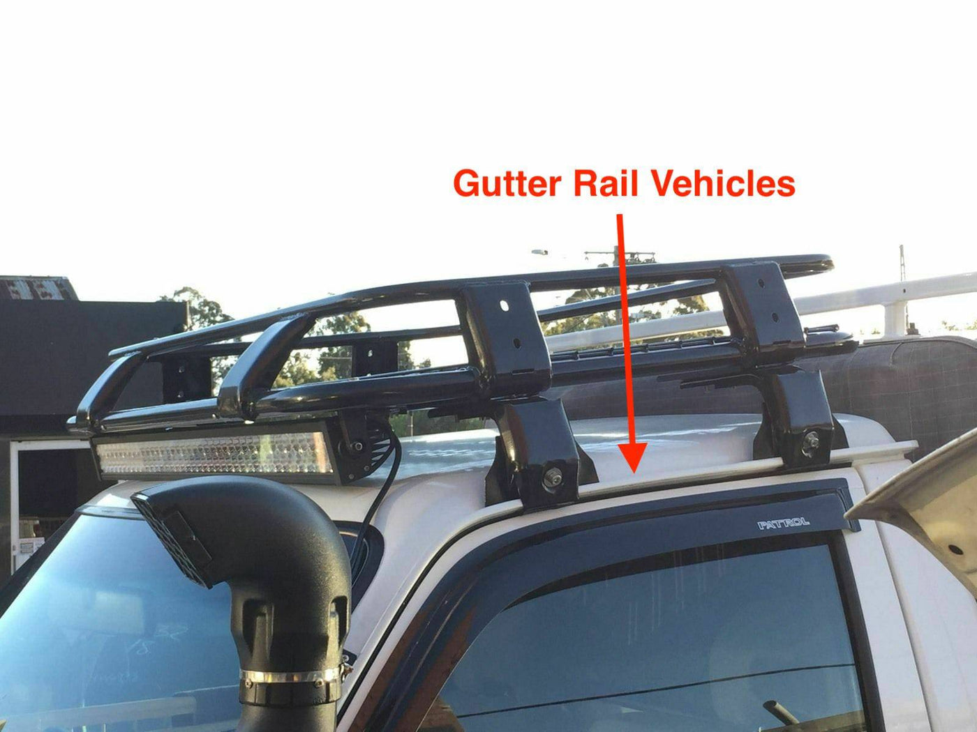 Full Steel Roof Cage suits Gutter Rail Vehicles Single Cabs Only