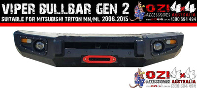 Viper Bullbar Generation 2 Suits Mitsubishi Triton MN 2006-2015