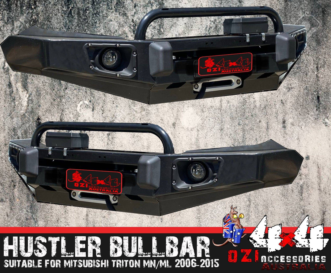 Hustler Bullbar Suits Mitsubishi Triton MN/ML 2006 - 2015