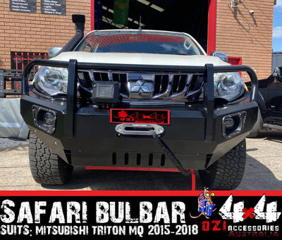(Pre Order) Safari Bullbar Suits Mitsubishi Triton MQ 2015-2018