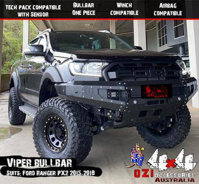 Viper Bullbar Suits Ford Ranger Fits PX1,2,3 2011 - 2022